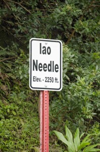 Iao Needle hoogte